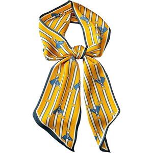 Women's golden Saddle Building Silky Women' Fashion Scarf Purse For Handbags